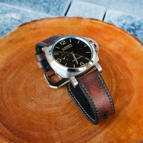 panerai leather strap in water|aftermarket panerai watch straps.